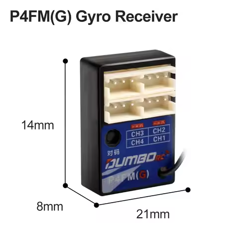 DUMBORC 2.4GHz Mini Receiver P6F P6F(G) P6DC P6DC(G) P4FM(G) P4FM P6FP P10F P10F(G) Receiver with Gy
