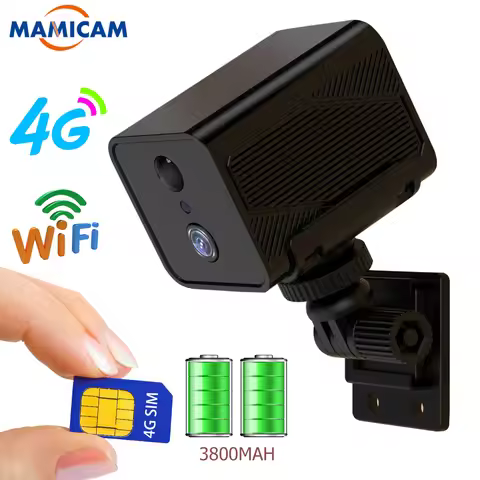 4G WiFi Mini Security Camera Ultra HD 3800mAh Battery Two-Way Audio Ubox CCTV Surveillance Cam