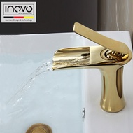 INOVO LUZERNE BATHROOM SINK FAUCET BASIN TAP IN GOLD- PUB WELS CERTIFIED