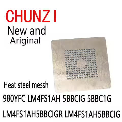 Direct Heat steel messh SMC Stencil Plant Tin 0.3MM 980YFC LM4FS1AH 5BBCIG 5BBC1G LM4FS1AH5BBCIGR LM
