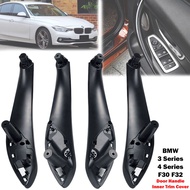 BMW F30 F31 F32 F33 F34 Car Door Panel Handle Door Pull Handle Inner Trim Cover 3 4 Series (Black)