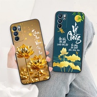 Case for Oppo RENO 6 4G / RENO 6 5G printed with the image of happiness, all peace, and fortune SUPE
