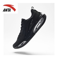 ANTA/ANTA Wormhole Running Shoes Men's Shoes Mesh Breathable Cushioning Sports Shoes Anti-slip Train