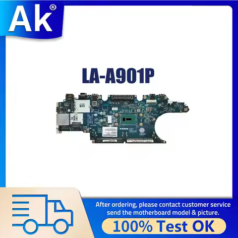 For DELL Latitude E5450 5450 ZAW70 Laptop Motherboard LA-A901P CN-0X4VXX 0X4VXX 00J6V1 0C7K68 07YWD9