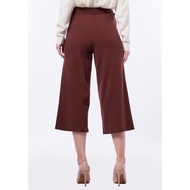 Et Cetera Basic Knit Cullotes DARK BROWN