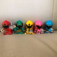 日版 魔法戰隊 Magiranger Q版公仔景品 (密底 不是手指頭) 全套5種 非賣品 罕有 購自日本