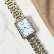 絕版古董錶 Hermes Croisiere二手男女裝金屬錶帶 手錶 腕錶 中古