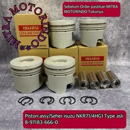 Piston Assy/Seher Isuzu NKR71/4HG1 8-97183-666-0 1Pcs