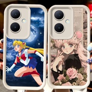 H112 Sailor Moon White Casing for OPPO Reno 10 11 8T 11F 13F Pro 5G