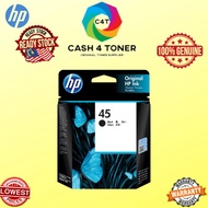 GENUINE HP45 / HP 45/ 51645AA Black Color Original Ink Cartridge Ready Stock