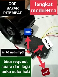 Alarm atret mp 3 / alarm mundur lagu / klakson mundur nada awas awas 12 volt/24 volt