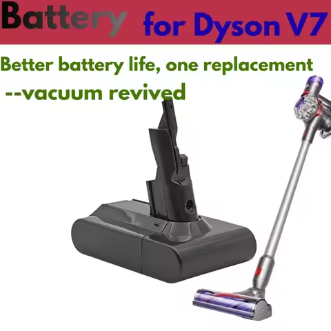 100% New Dyson V7 Battery 21.6V Li-lon Battery for Dyson V7/SV11 series Battery For Dyson V7 Vacuum 