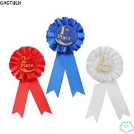 CACTULH Rosette Ribbon, Blue,Red,White Recognition Ribbons Ribbon Award Set, Award Ribbons Honorable