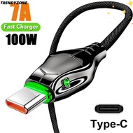TRENDYZONE USB Type A To Type C Cable, Braided 100W Type C Fast Charger Cable, Durable Snakehead Zin