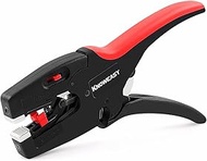 Knoweasy Upgraded Wire Stripper : 2-in-1 Heavy Duty Wire Stripper Plier and Cutter for 32-7 AWG (0.0