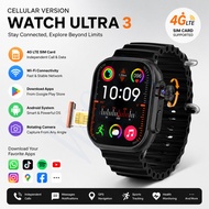 Cellular Version Watch ULTRA3 B31 Smartwatch With SIM Card Slot WiFi 5G Android Camera Google Play S