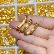 916 gold Gold Fortune Bamboo/Elbow Transfer Beads Women's Bamboo Bracelet emas 916
