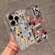 Phone Case For Googel PIXEL 10 9 PRO XL 9A 8A PIXEL8 PIXEL9A PIXEL9 Casing Mickey Minnie Mouse Clear