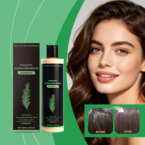 Rosemary Shampoo For Hair Volumizing Scalp Care Cleansing Keratin Shampoo Moisturizing Nourishing Dr