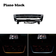 BMW F30 Retrofit Radio trim panel Led Light Dual Color A/C radio Trim F30 accessories