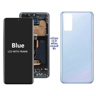 S20 PlusสําหรับSamsung 6.7 สําหรับAMOLED S20 + G985 G985F G985F/DSจอแสดงผลLCD Touch Screen Digitizer