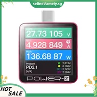KM003C Portable PD3.1 QC5.0 240W Max Fast Charging Type-C Digital Voltmeter Ammeter Power Bank Teste