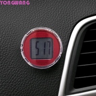 YONGWANG66HR Car Clock, Mini ABS Motorcycle Electronic Watch, Electronic Clock Simple Electronic Mut