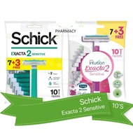 Schick Exacta 2 Sensitive Razors (10'S)