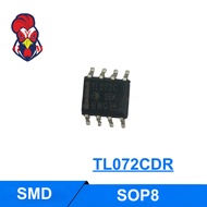 [1 Unit] Op-Amp J-FET Input TL072CDR TL072 SOP8 (Genuine)