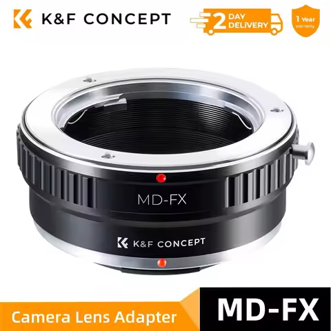 K&F Concept MD-FX Lens Adapter Ring for Minolta MD Mount Lens to Fujifilm Fuji X-Pro1 X-T10 X-A1 X-T