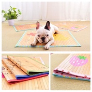 Four Seasons Cooling Mat Selection Pet Dog Mat Bamboo Mat Bite-Resistant Golden Retriever Dog Coolin