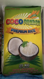 Coco Pandan Rice 5kg repackaged with plain white sack