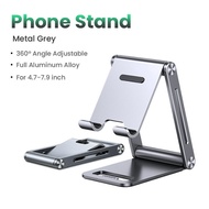 UGREEN Cell Phone Stand Desk Liftable Adjustable Aluminum Mobile Tablet Holder Compatible For Xiaomi HUWEI iPhone 14 13 12 Pro Max iPhone 11 X SE XS XR 8 Plus 6 7 6S Samsung Galaxy Note20 S22 S21 S9 S8 S7 Smartphone for 4.7-7.9 Inch Phone