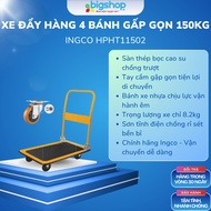 Ingco HPHT11502 150kg 4-wheel folding shopping cart