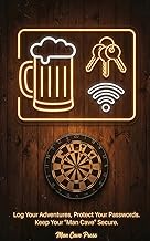 Man Cave Access Codes: Alphabetical Password & WiFi Logbook | A-Z Internet Login Organizer for Men |
