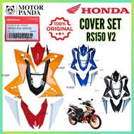 RS150 V2 RS 150 Coverset StickeR Caver Cover Set Kaver Body Black Blue Biru Repsol 06900-K56-MA0ZA 1