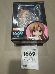 全新 日版 特典版 黏土人 1669 亞絲娜 刀劍神域  Asuna Sword Art Online SAO