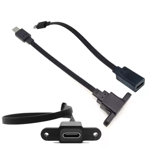 USB Type C Female To Micro USB Connector Adapter Plug Type-C Micro USB Charger Adapter 10CM 20CM