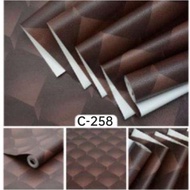 10M X 53CM bubble per roll 3d wall paper with elegant motif
