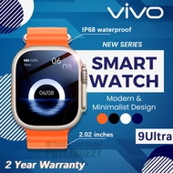 VIVO 9 Ultra Smart Watch 2.02 Inch Big Touch Screen Sport Watch IP68 Waterproof Blood Oxygen Monitor