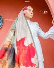 Hijab Segi Empat Baniescoop Dzakiya Scarf Ys 191 By Yasmin Hijab Segiempat Motif Bunga