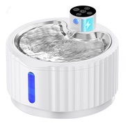 Wireless Cat Water Fountain 95 Oz/2.8 L Battery Operated Pet Water Fountain for Automatic Dog Water 