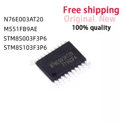 (5piece)100% New N76E003AT20 MS51FB9AE STM8S003F3P6 STM8S103F3P6 8S003F3P6 8S103F3P6 sop-20 Chipset