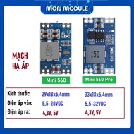 [Mini560][Mini560Pro][4,3V][5V] Mini 560, Mini 560 Pro low voltage circuit. Output 4,3V, 5V
