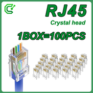 RJ45Network cable stripper Pass Through RJ45 Crimping Tool For CAT6 Pass Thru Ethernet Modular Plugs