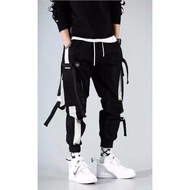 HOUZHOU Cargo Pants for Men Joggers Hip Hop Techwear Streetwear Casual Gothic Trousers Male Summer B