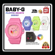 Original Casio Baby-G Analog Playful Hearts Series BGA-10 / BGA-10-3A / BGA-10-4A / BGA-10-6A / BGA-