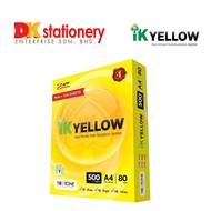 Kertas IK Yellow 80gsm (450/500 Helai) & IK Eco 80gsm (500 Helai) – 1 Rim / Copier A4 PAPER REAM