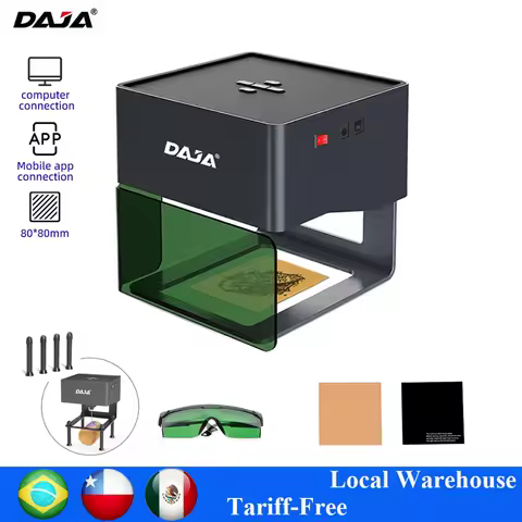 DAJA DJ6 Laser Engraver Machine CNC Laser Cutting Engraving Machine Mini Logo Mark For Wood Painted