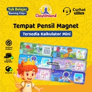 Magnetic Pencil Case with Calculator Character Magnetic Pencil Case + Calculator BN-888